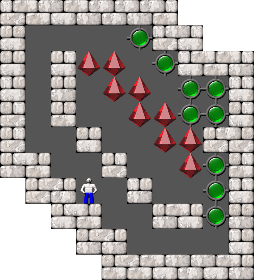 Sokoban Kevin 10 level 64